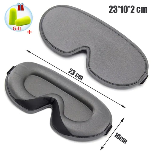 Memory Foam Silk Sleep Mask & Eye Patches